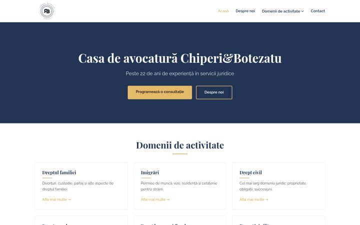 Screenshot of avocati-iasi.ro