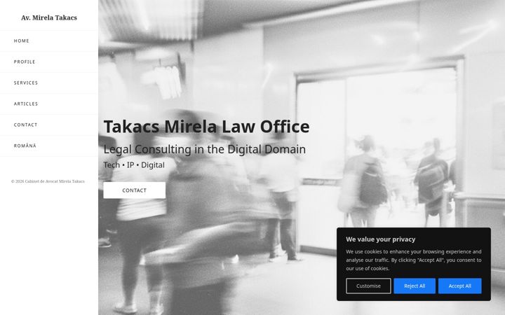 Screenshot of avocatmirelatakacs.com