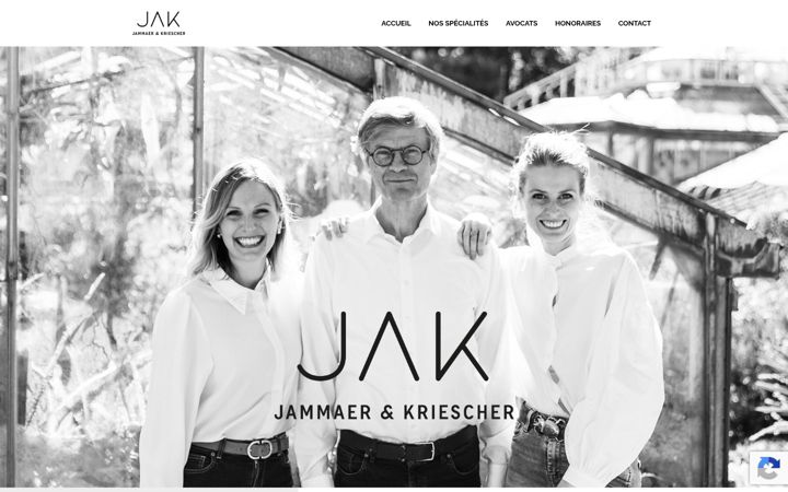Screenshot of avocats-jak.be
