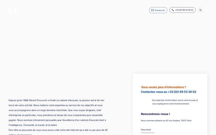 Screenshot of avocats-picovschi.com
