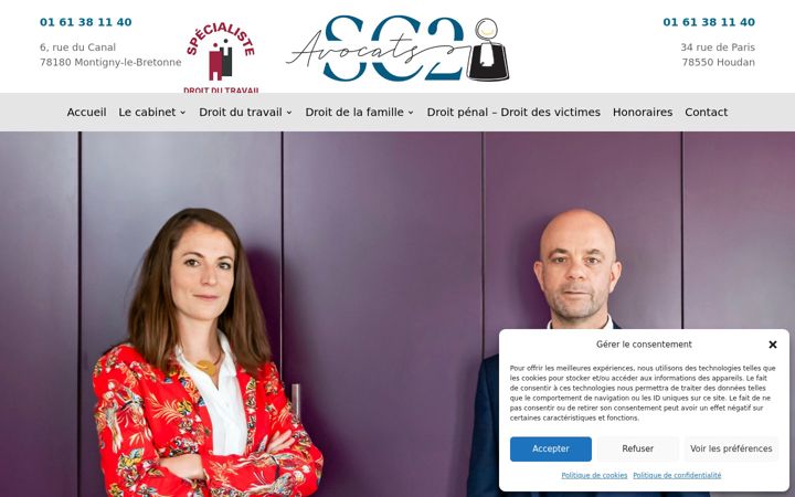 Screenshot of avocats-sc2.fr
