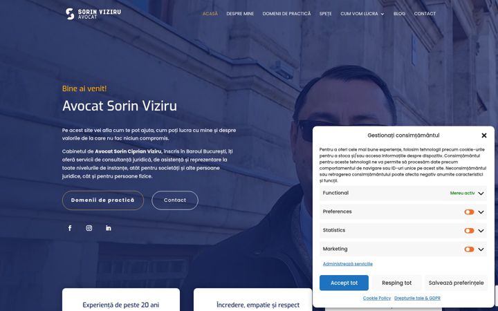 Screenshot of avocatsorinviziru.ro