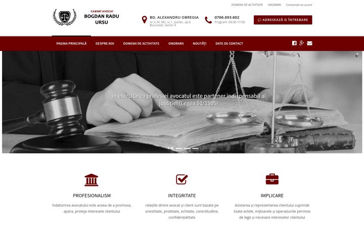 Screenshot of avocatursu.ro