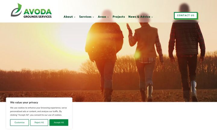 Screenshot of avoda.co.uk