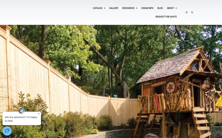 Screenshot of avofenceandsupply.com