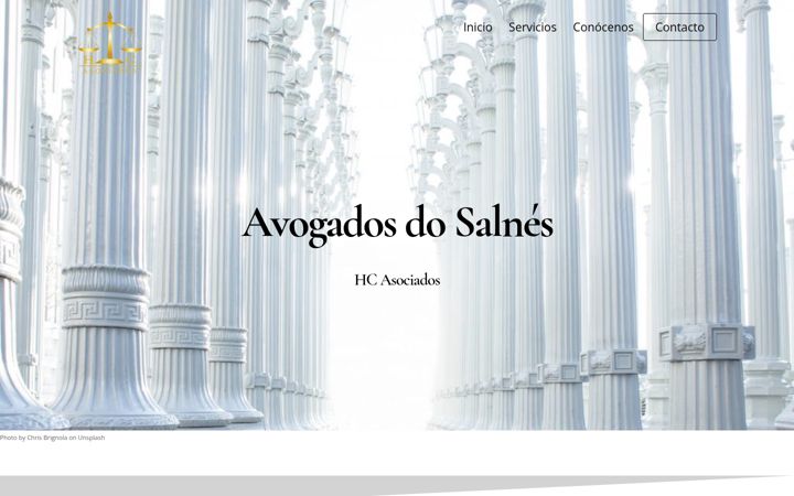 Capture d'écran de avogadosdosalnes.com