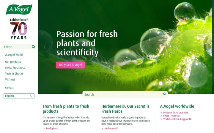 Screenshot of avogel.ch