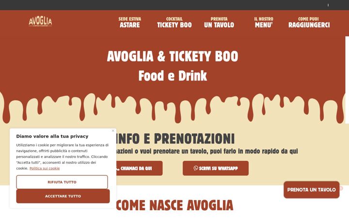 Screenshot of avogliabari.it