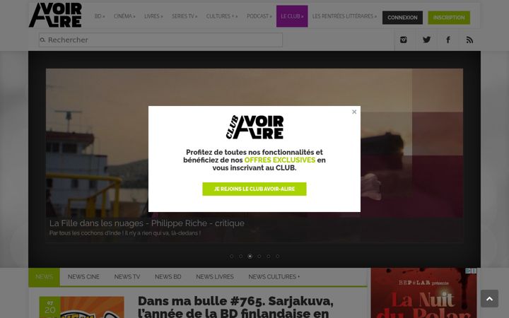 Screenshot ta' avoir-alire.com
