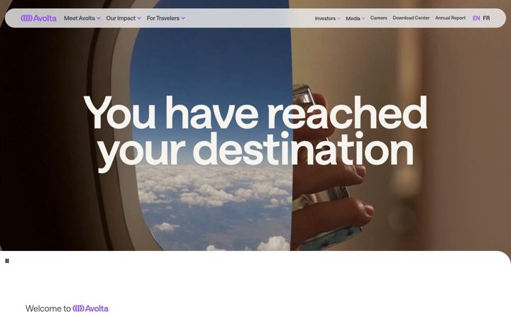 Screenshot of avoltaworld.com