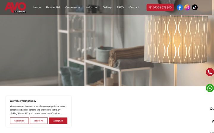 Screenshot di avoltd.co.uk
