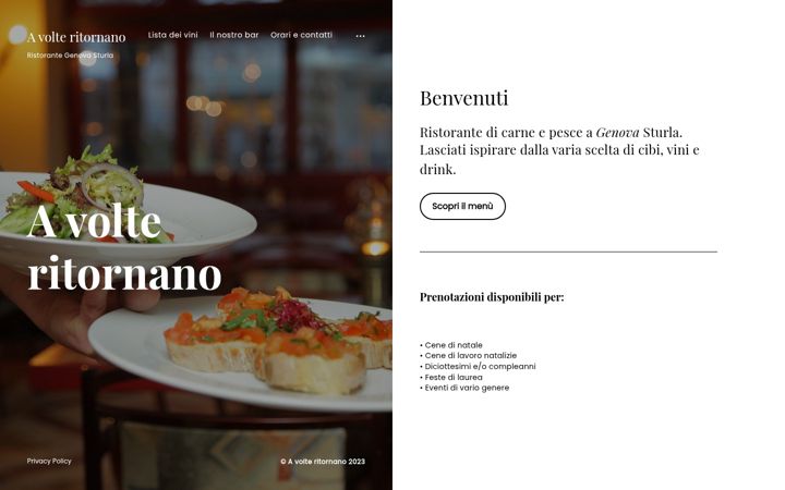 Screenshot of avolteritornano.it