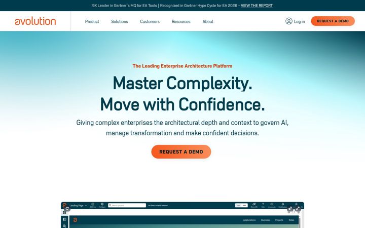Screenshot of avolutionsoftware.com