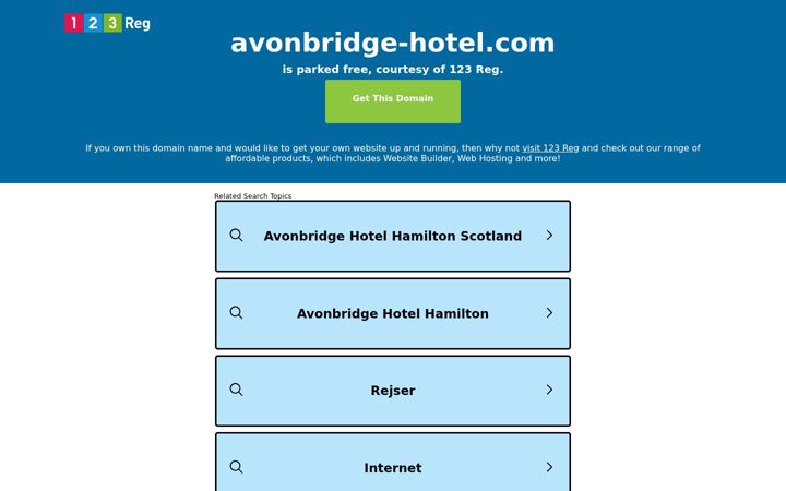 Screenshot of avonbridge-hotel.com