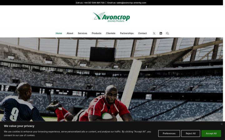 Screenshot of avoncrop-amenity.com