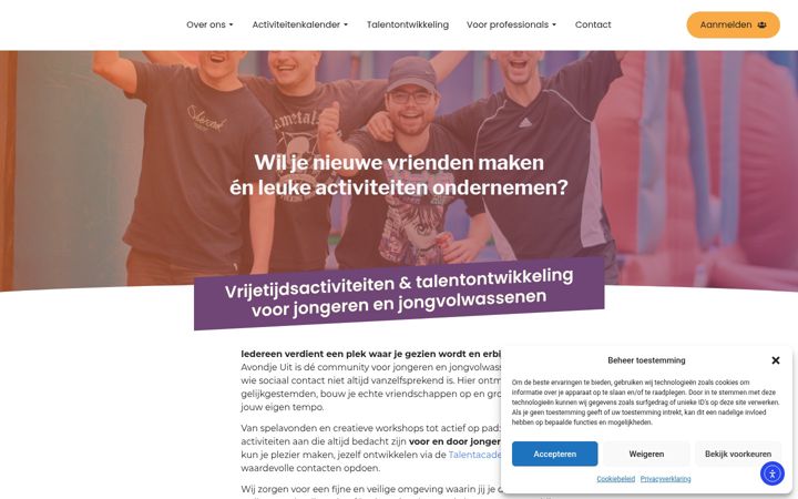 Ekraanipilt saidist avondjeuit.org