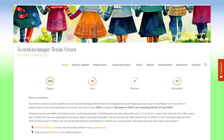 Screenshot of avondvierdaagsebredanoord.nl