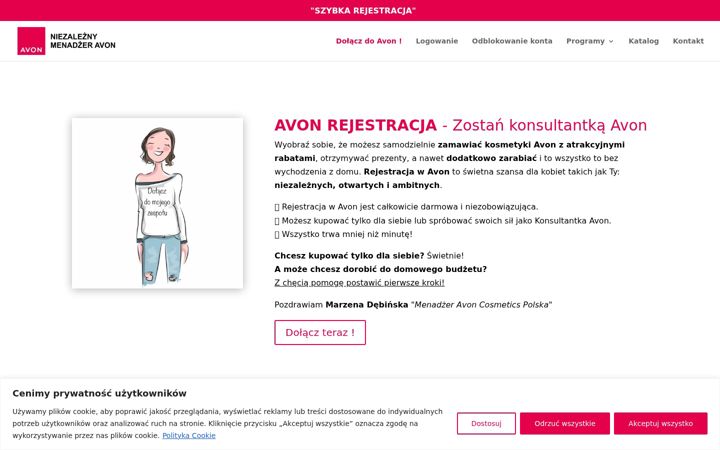 Screenshot of avonkosmetyki.pl