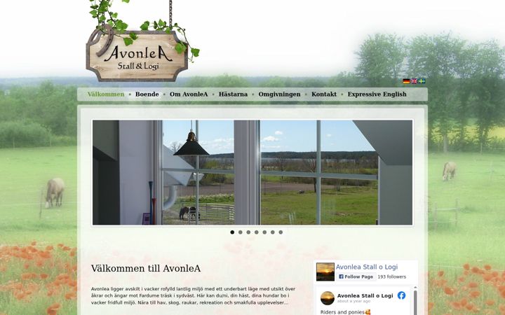 Screenshot of avonlea.se