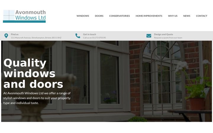 Екранна снимка на avonmouthwindowsltd.co.uk