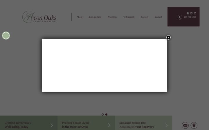 Screenshot of avonoaks.net