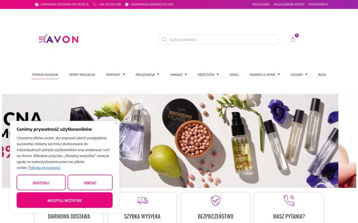 Screenshot of avonoutlet.pl