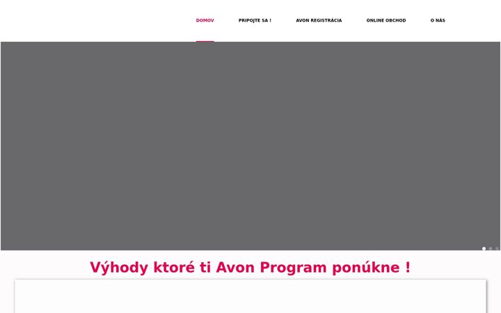 Screenshot of avonprevsetkych.sk