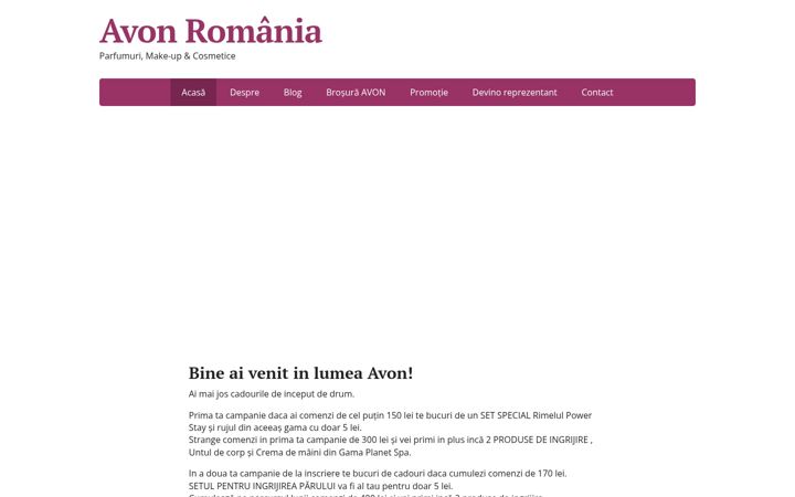 Screenshot of avonromania.ro