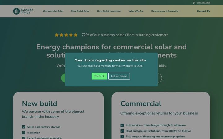 Screenshot of avonsideenergy.co.uk