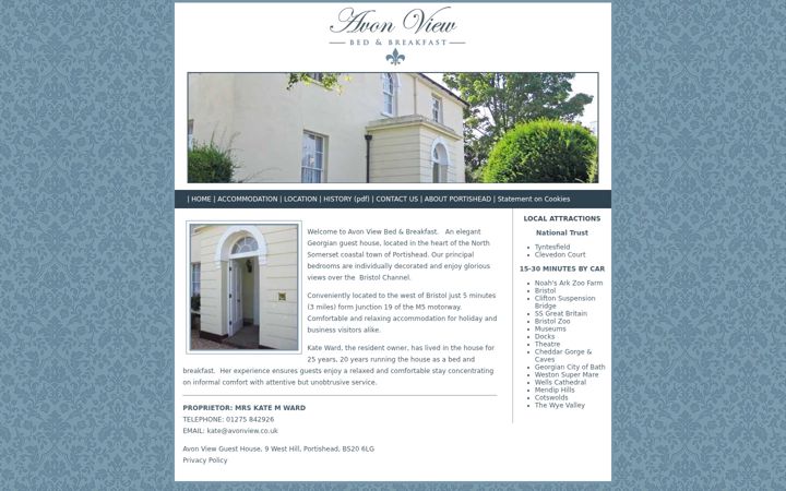 Screenshot of avonview.co.uk