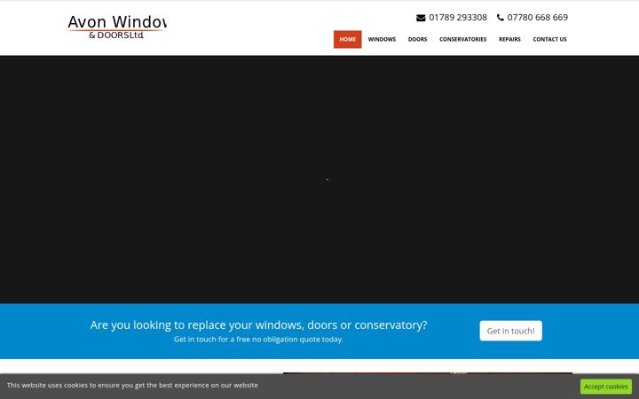 Screenshot of avonwindows.co.uk