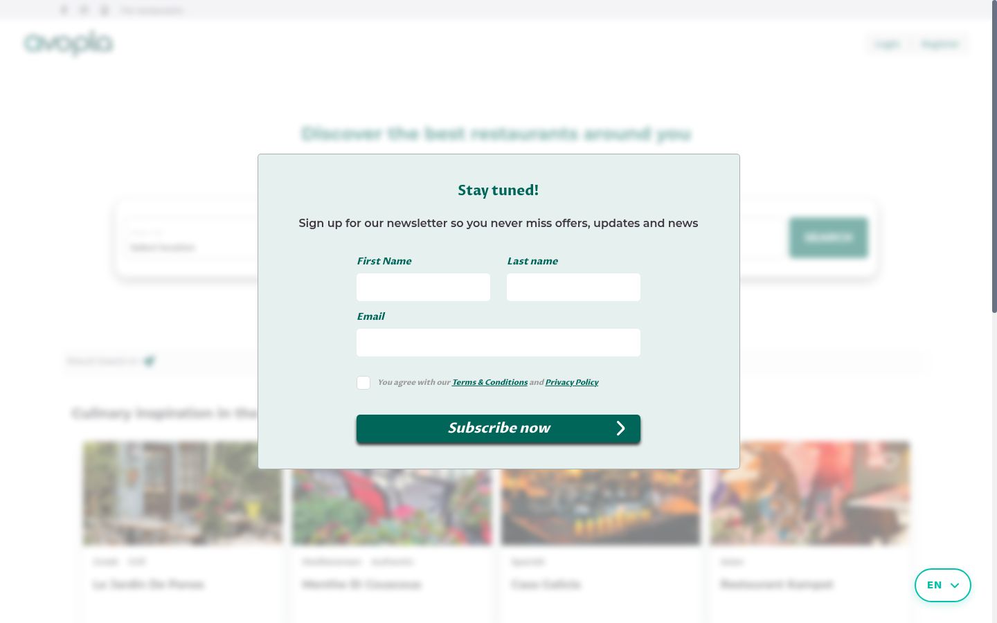 Screenshot des Einwilligungsbanners vor jeglicher Interaktion