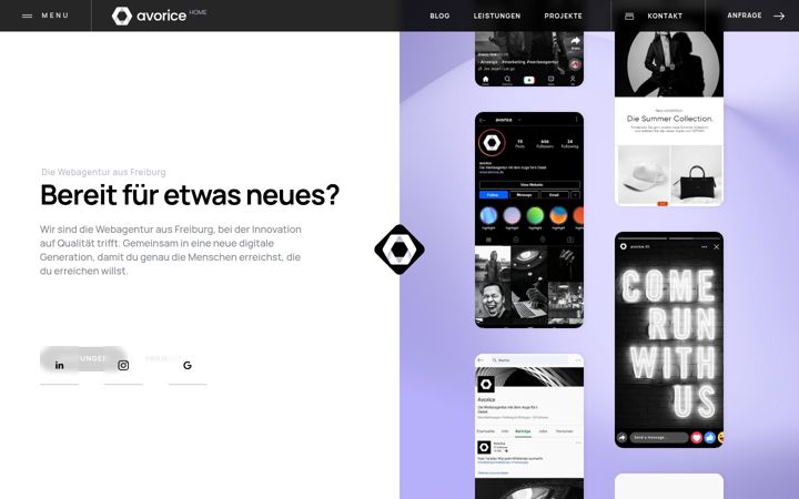 Screenshot του avorice.de