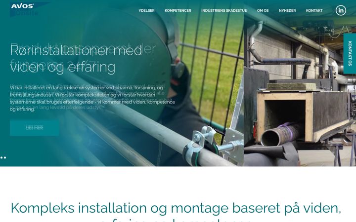 Screenshot of avos-onsite.dk