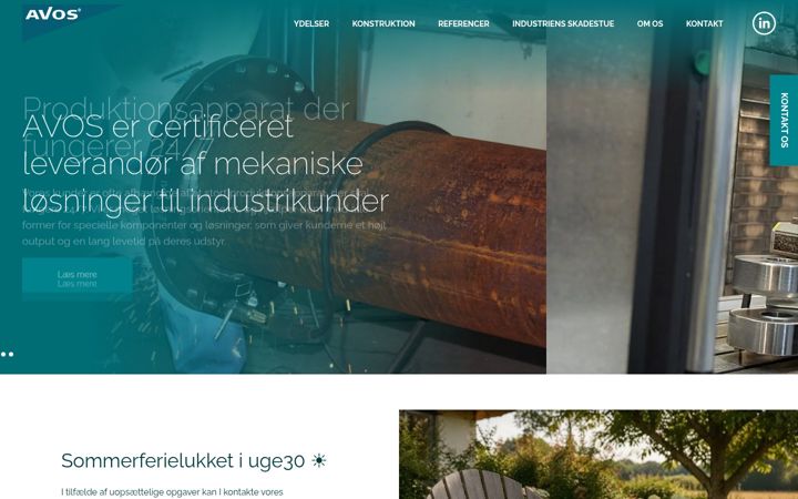 Screenshot of avos.dk