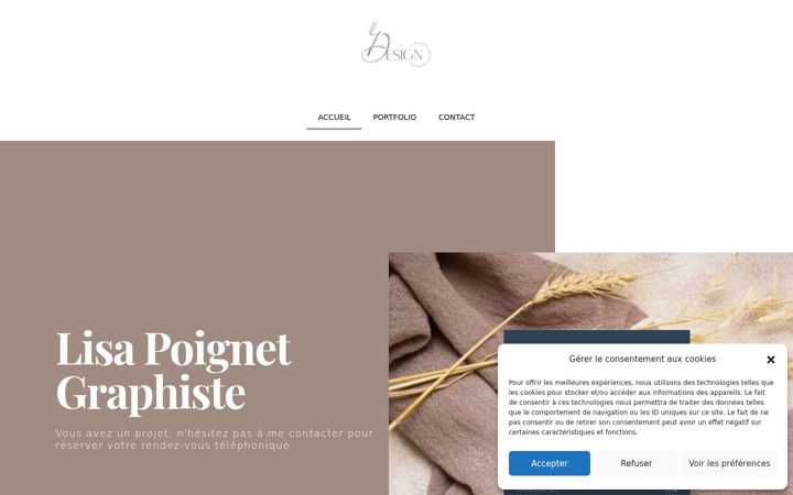 Kuvakaappaus sivustosta avoscotesdesign.fr