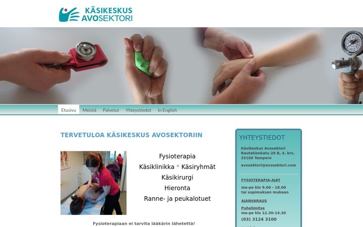 Screenshot of avosektori.com