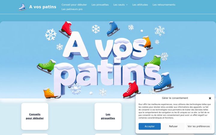 Screenshot of avospatins.fr
