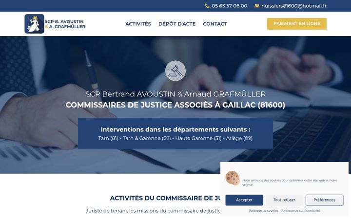 Screenshot of avoustin-grafmuller-huissiers.fr