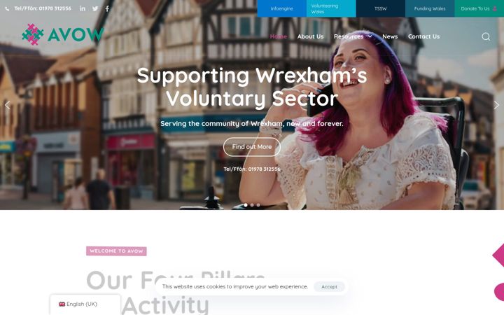 Screenshot of avow.org