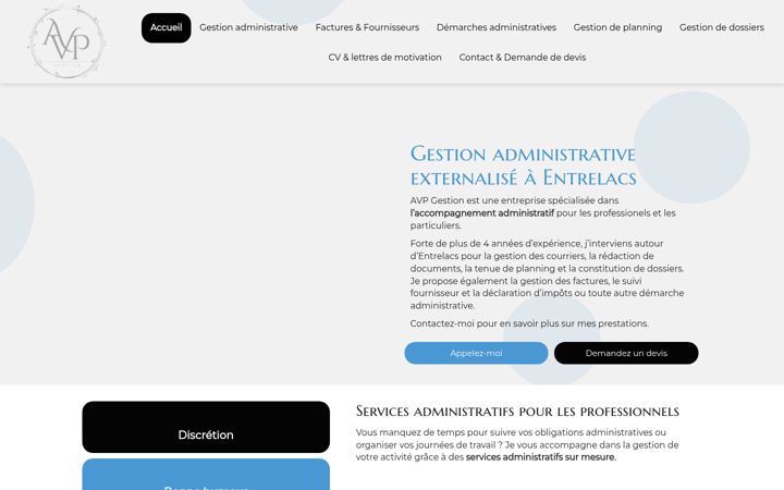 Screenshot of avp-gestion.fr