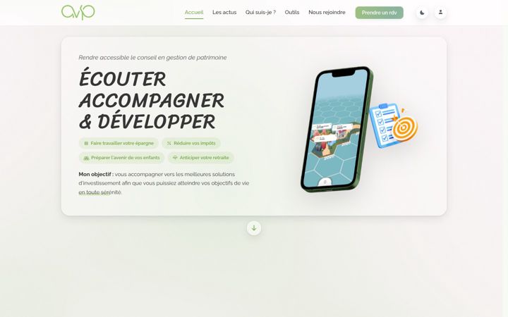 Screenshot of avpatrimoine.fr