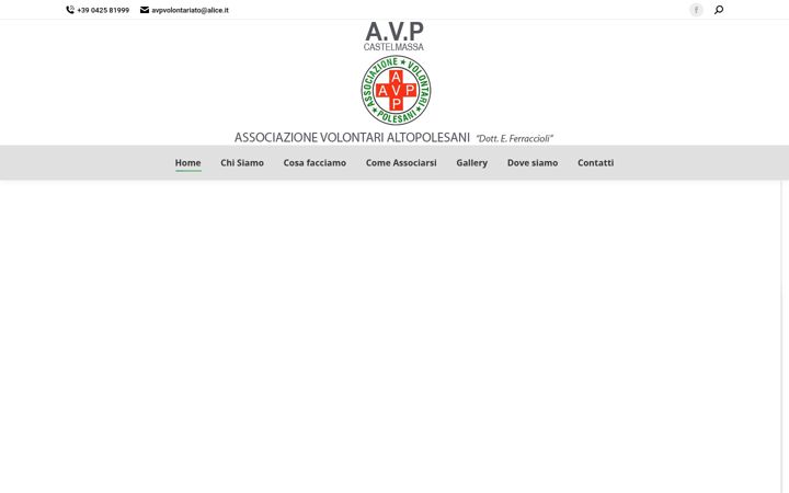 Screenshot of avpcastelmassa.it