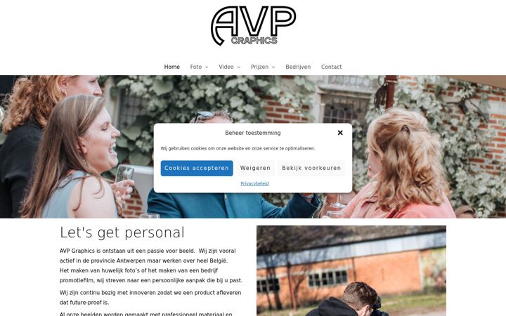 Screenshot of avpgraphics.be