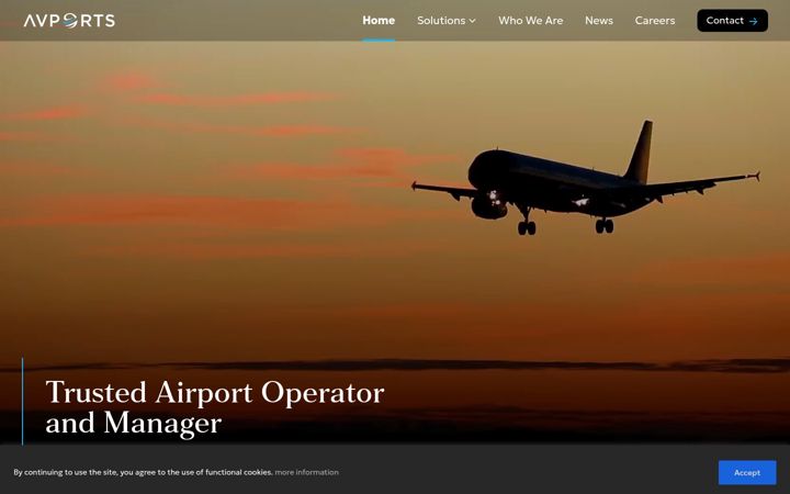 Screenshot of avports.com