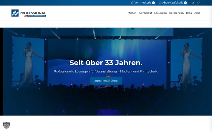 Screenshot of avpro.at