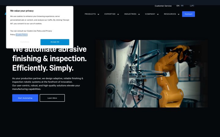 Screenshot of avr-global.com