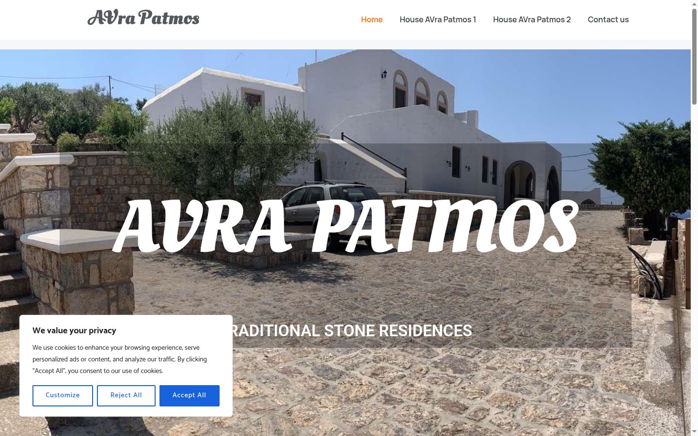 Screenshot des Einwilligungsbanners vor jeglicher Interaktion