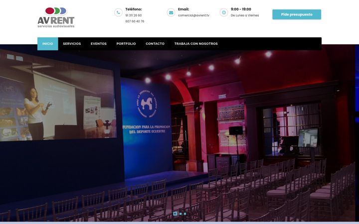 Screenshot of avrent.tv