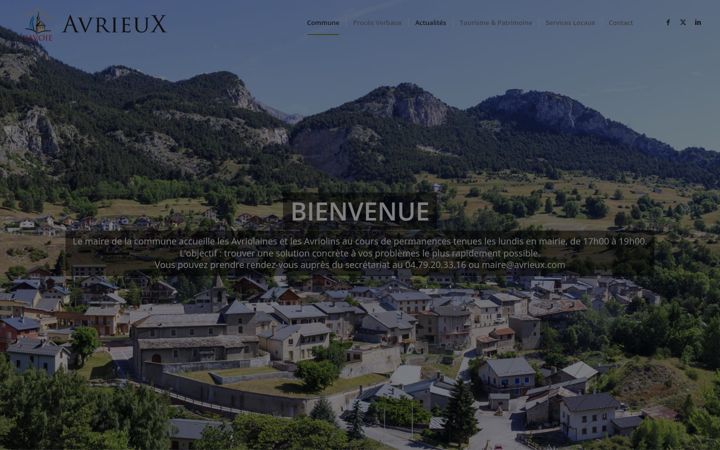 Screenshot of avrieux.com
